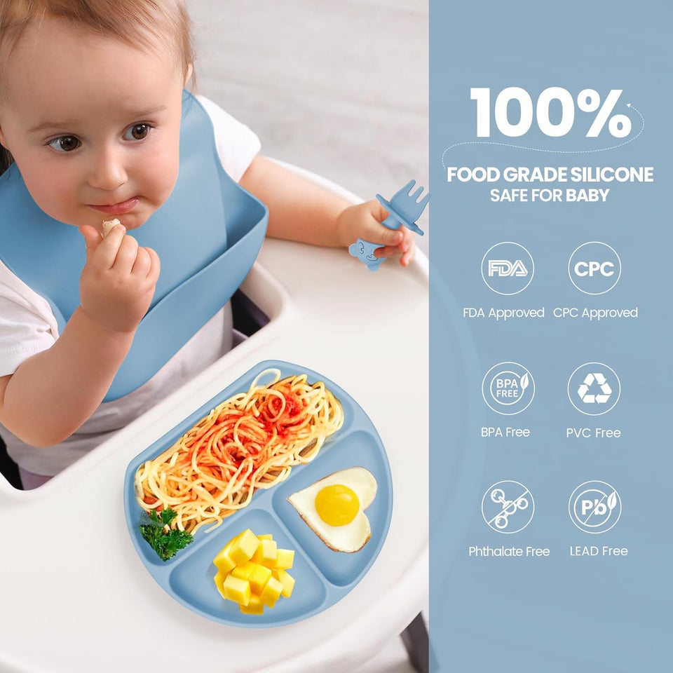 Silicone Baby Feeding Set