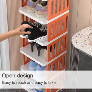 Vertical Narrow Shoe Rack