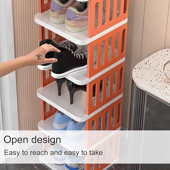Vertical Narrow Shoe Rack