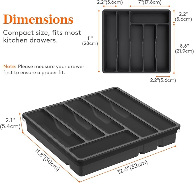 Expandable Silverware Storage Organizer