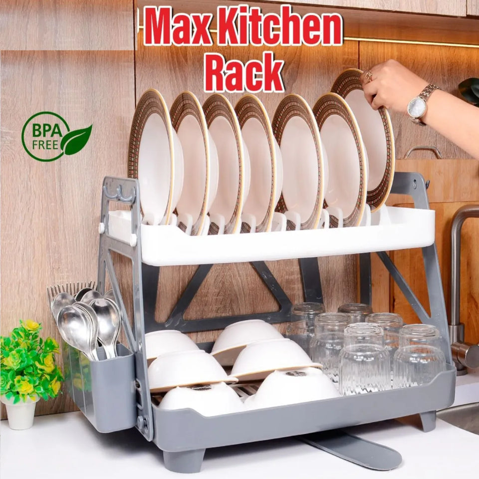 Multi-Purpose plastic Plate Rack