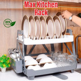 Multi-Purpose plastic Plate Rack