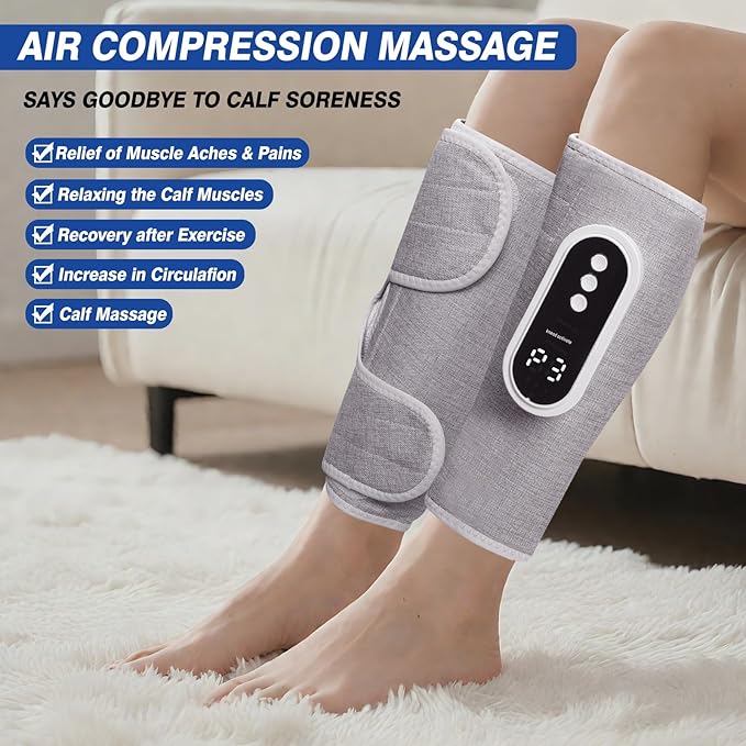 Rechargeable Air leg & calf massager (PAIR)