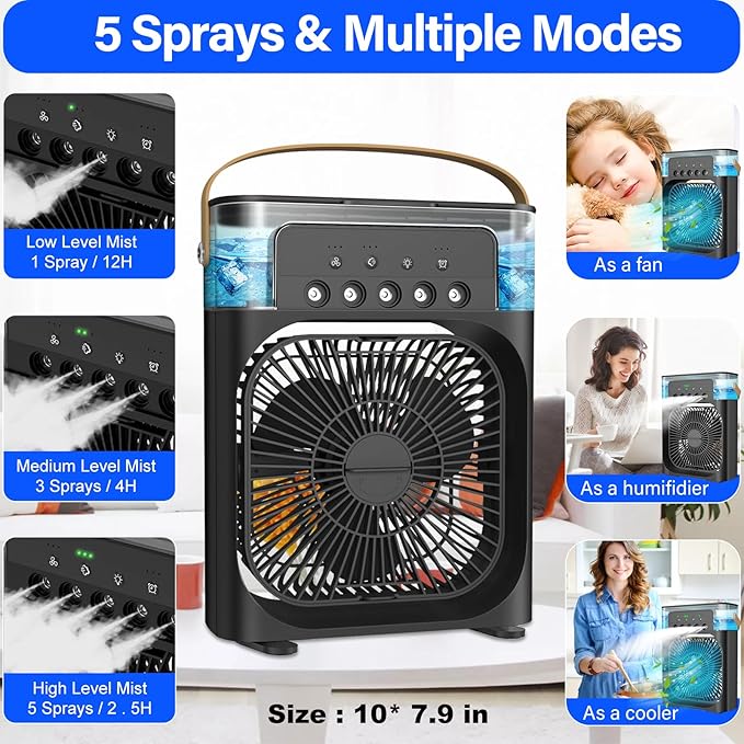 Rechargeable Mist Fan