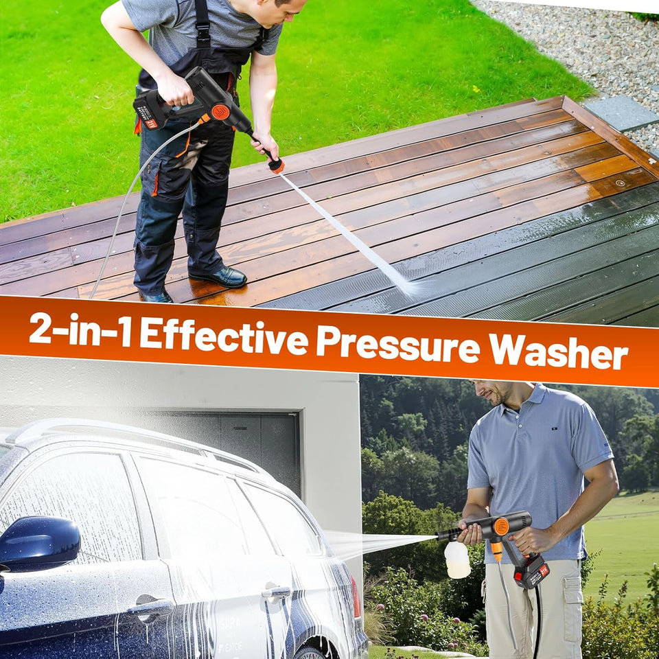 Rechargeable Pressure Washer Gun