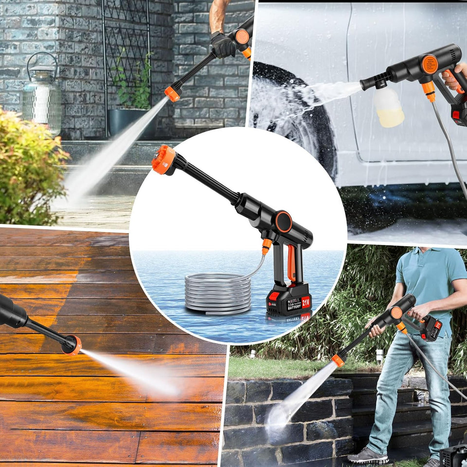 Rechargeable Pressure Washer Gun