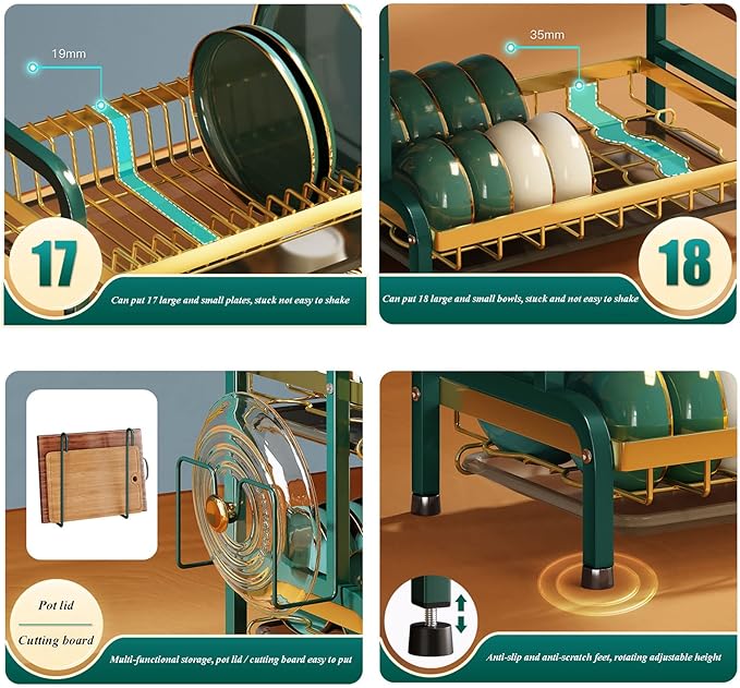 Multi-Layer Plate & Mug Holder (Rack)