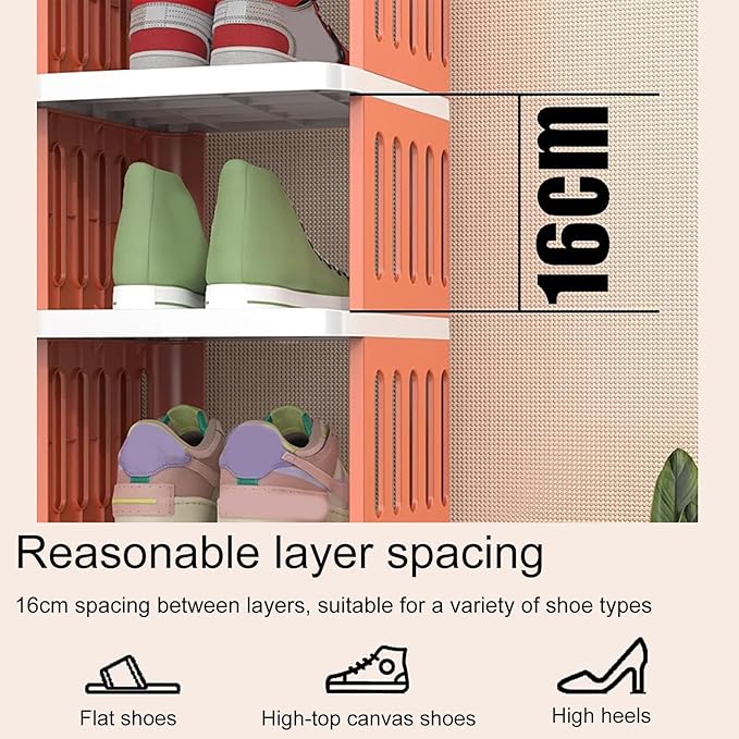 Vertical Narrow Shoe Rack