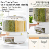 6 IN 1 260 ROTATING RICE AND FOOD STORAGE DISPENSER (5KG)