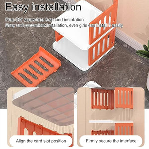 Vertical Narrow Shoe Rack
