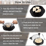 Manual chicken shredder