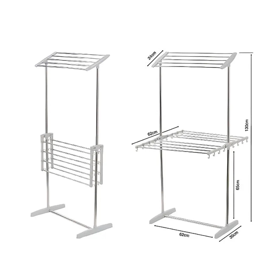 2 Layer Attachable Towel Rack