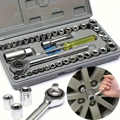 40-Pcs Car Repair Tool Kit