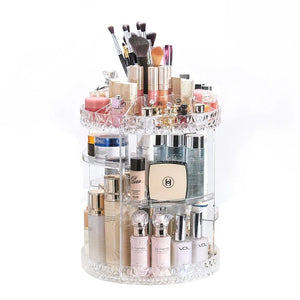 360° Rotating Makeup Organizer