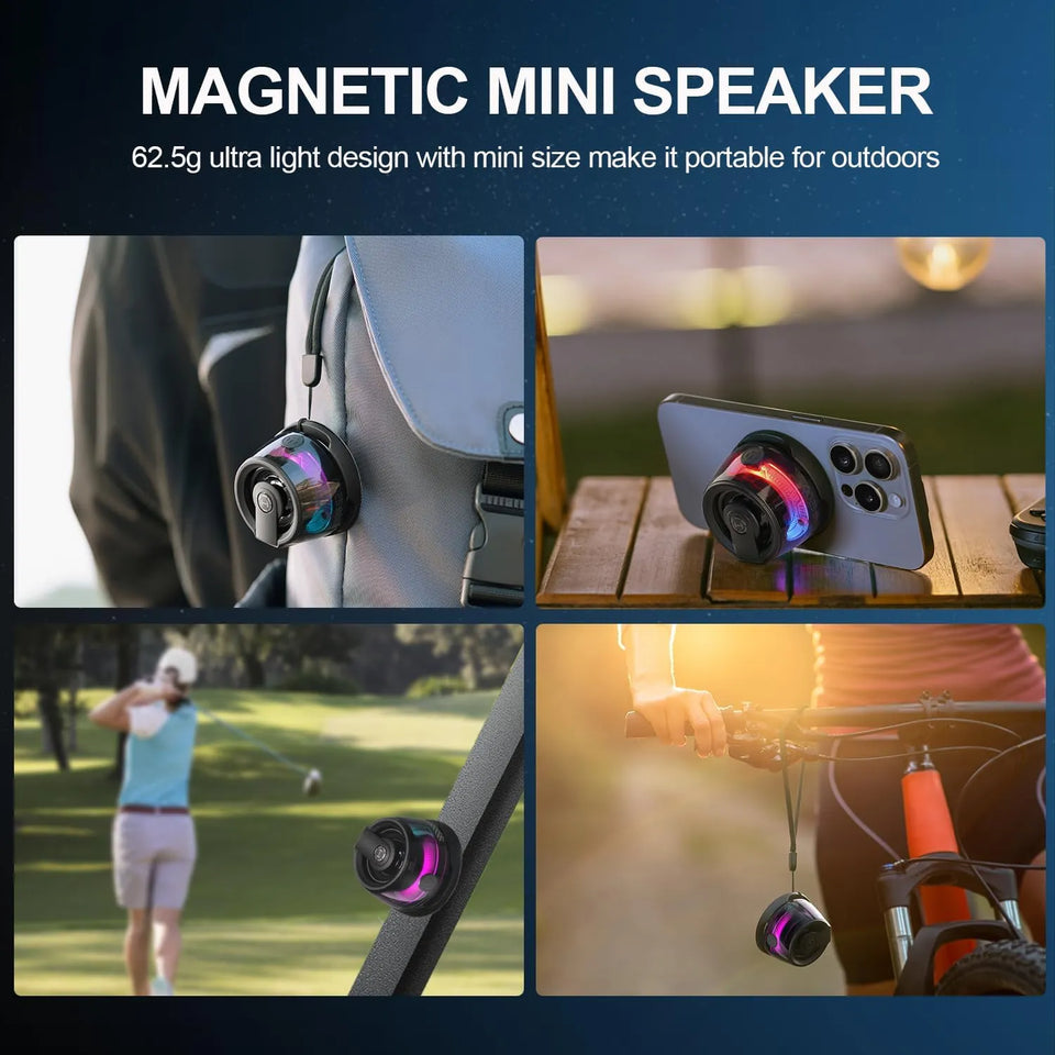 Magnetic Portable Bluetooth Speaker