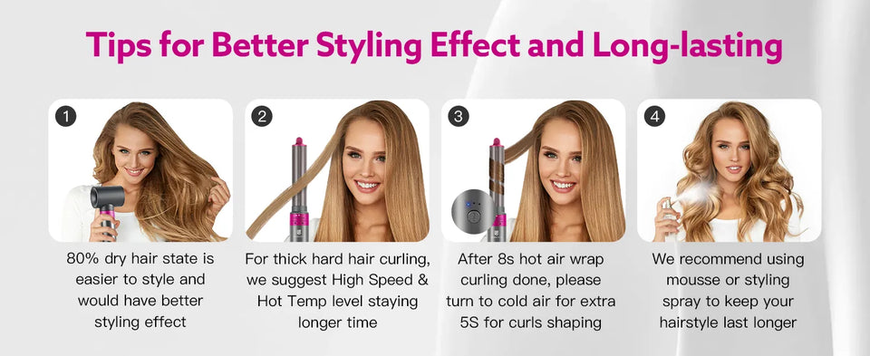 5 in 1 Multifunctional Hair Dryer Comb Styler